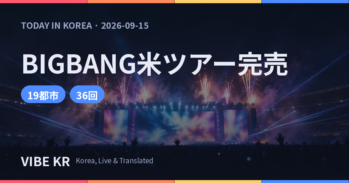 華やかな照明と花火が上がる大型スタジアムの公演会場