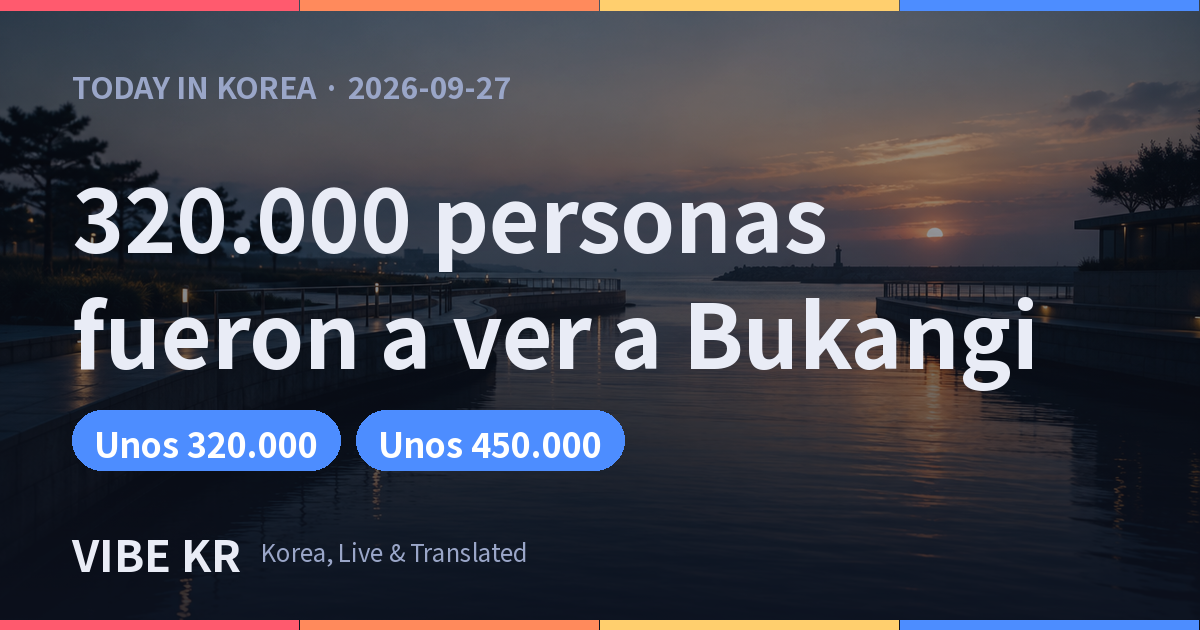 Tiburón ‘Bukangi’ reúne a 320.000 en Busan