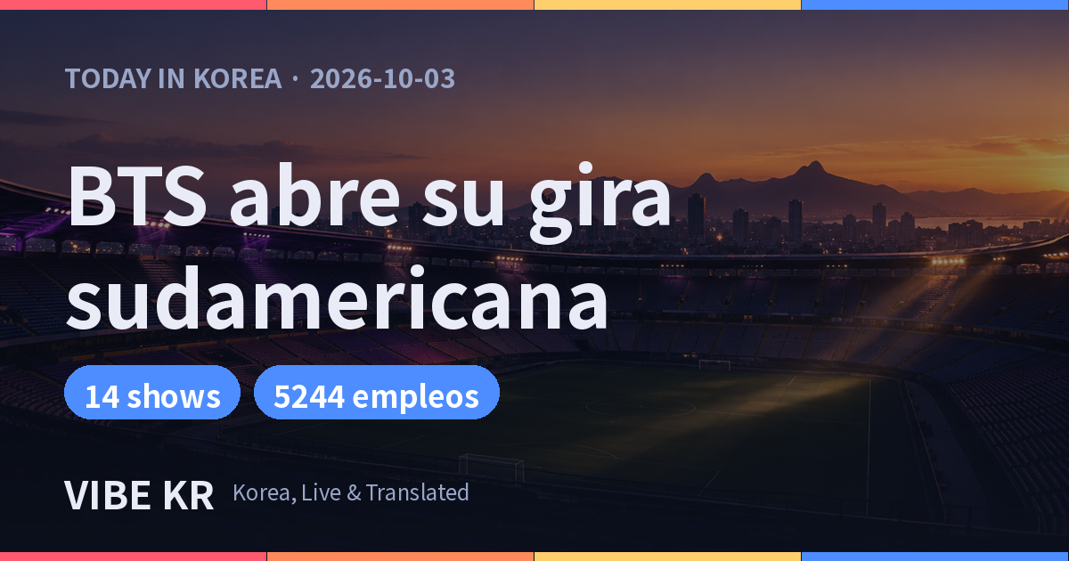 BTS abre gira en Bogotá: impacto de unos US$37 millones