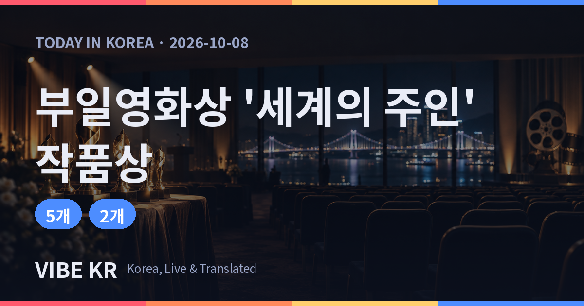 부일영화상 ‘세계의 주인’ 작품상, 유해진 남우주연상 받고도 불참